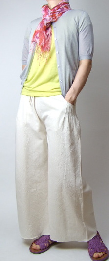 タックポケットパンツ　アジアンファッション-通販◇すっきり型パンツ