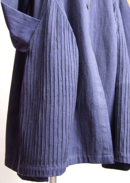 藍色　大きいサイズ　Kaya Boutique レディースファッション通販　アウター コットンジャケット