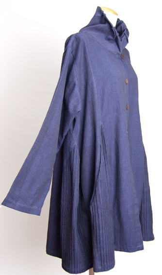 紺色　大きいサイズ　Kaya Boutique レディースファッション通販　アウター コットンジャケット