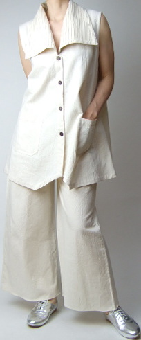 タックポケットパンツ　アジアンファッション-通販◇すっきり型パンツ