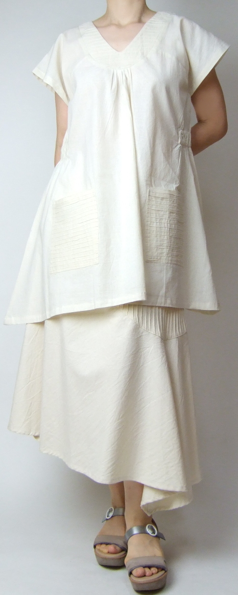 天使のプルオーバー白アジアンファッション 通販◇チュニック