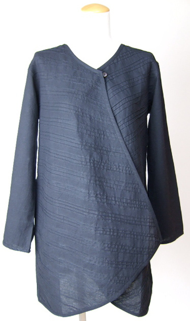 黒色　薄手ロング羽織りファッション　通販◇ジャケット/カーデ