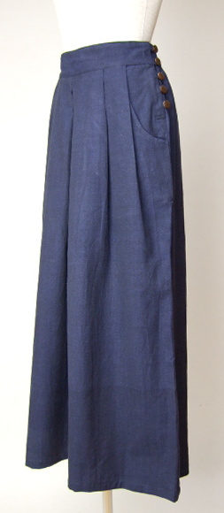 綺麗スタイル　紺・ネイビー・藍色コットンパンツ　大きいサイズ　Kaya Boutique レディースファッション通販　ボトムス