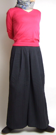 すっきりウエストパンツ　アジアンファッション-通販◇袴型パンツ